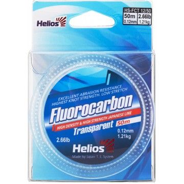 Леска Helios FLUOROCARBON Transparent 0,12mm/50 (HS-FCT 12/50)