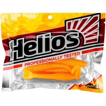 Виброхвост Catcher 3,55&quot;/9 см Orange &amp; Sparkles 5шт. (HS-2-022) Helios