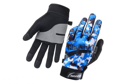 Перчатки NATUREHIKE Outdoor Thin Gloves (Blue camouflage) XL