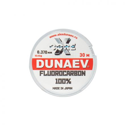 Леска Dunaev Fluorocarbon 0.370мм  (10 кг)  30м