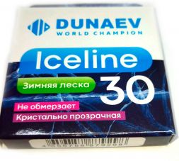 Леска DUNAEV ICE LINE 30m  0.18мм  (3,8 кг)