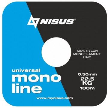 Леска MONOLINE Blue 0,50mm/100m Nylon Nisus (N-MB-050-100)
