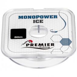 Леска MONOPOWER ICE 0,25mm/30m Clear Nylon (PR-MI-T-025-30) PREMIER fishing