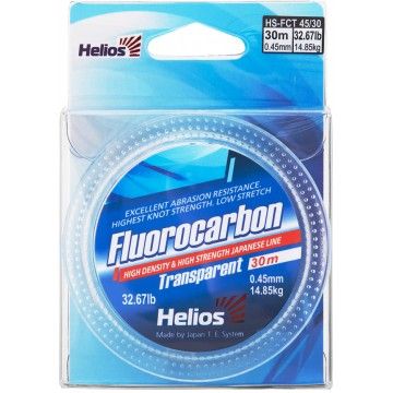 Леска Helios FLUOROCARBON Transparent 0,45mm/30 (HS-FCT 45/30)