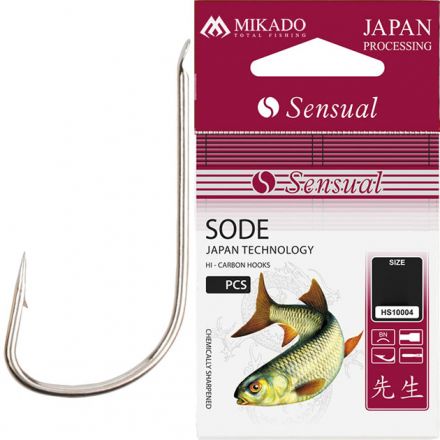 Крючки Mikado SENSUAL - SODE № 14 NI (с лопаткой) ( 10 шт.)
