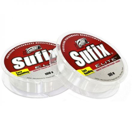 Леска SUFIX Elite x10 прозрачная 100м 0.23мм 4,4кг
