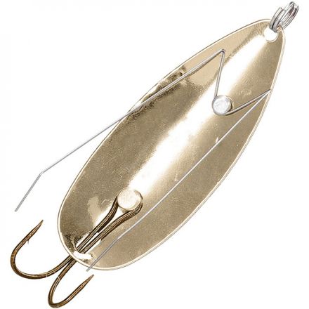 Блесна-незацепляйка колеблющаяся Mikado  PIKE № 1 / 18 гр. / 7.6 см.- золото