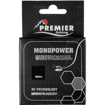Леска MONOPOWER UNIVERSAL 0,20mm/30m Clear Nylon (PR-MU-T-020-30) Premier Fishing