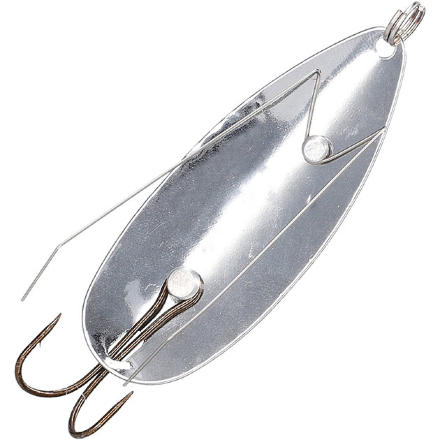 Блесна-незацепляйка колеблющаяся Mikado  PIKE № 1 / 18 гр. / 7.6 см.- серебро