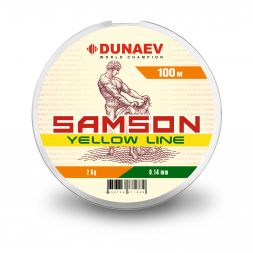 Леска Dunaev Samson Yellow 0.14мм  (0,5 кг)  100м