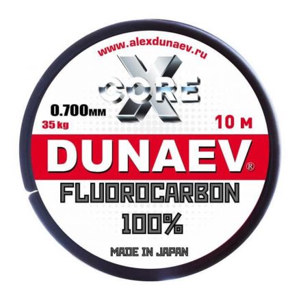 Леска Dunaev Fluorocarbon 0.700мм  (35 кг)  10м