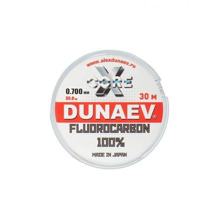 Леска Dunaev Fluorocarbon 0.700мм  (35 кг)  10м