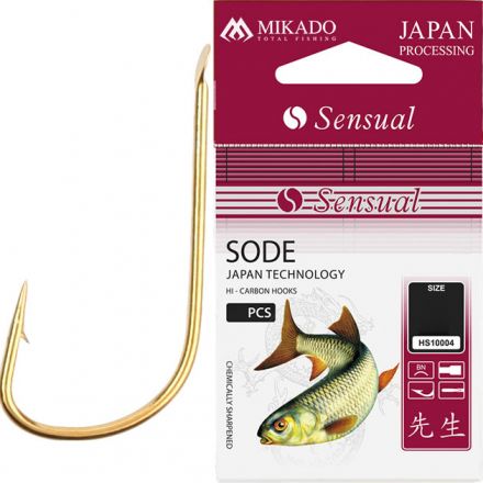 Крючки Mikado SENSUAL - SODE № 8 G (с лопаткой) ( 10 шт.)