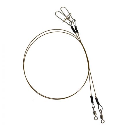 Поводки ZUB Surflon 1 x 7 14кг/25см (упак. 2 шт)