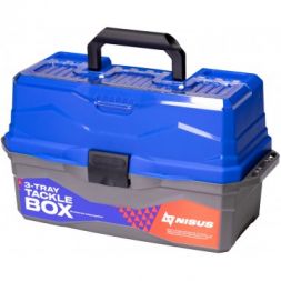 Ящик для снастей Tackle Box трехполочный NISUS синий (N-TB-3-B)