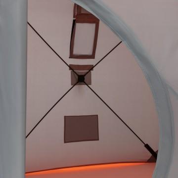 Палатка  зимняя Куб 1,5х1,5 orange lumi/gray Helios (HS-ISC-150OLG)