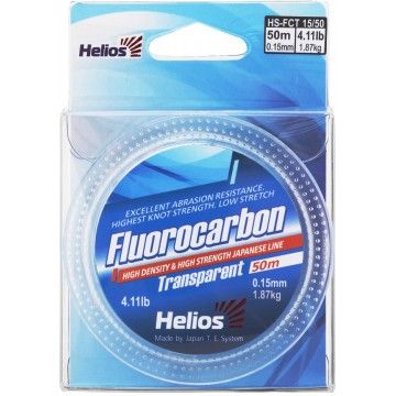 Леска Helios FLUOROCARBON Transparent 0,15mm/50 (HS-FCT 15/50)