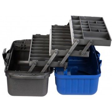 Fishing 3-tray box NISUS blue (N-FB-3-B)/ Ящик рыболова трехполочный синий NISUS