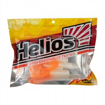 Твистер Helios Credo Double Tail 1,96&quot;/5 см Pearl &amp; Orange 10шт. (HS-27-019)