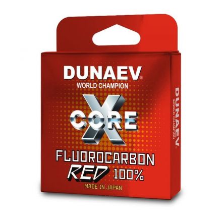 Леска Dunaev Fluorocarbon RED 0.310мм  (7,5 кг)  100м