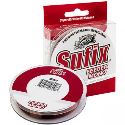 Леска SUFIX Feeder mono красная 150м 0.25мм 5,4кг