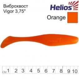 Виброхвост Helios Vigor 3,75&quot;/9.5 см Orange 7шт. (HS-6-024)