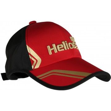 Бейсболка Helios цв.черный/красный б/р (HS-BR-303-04B)