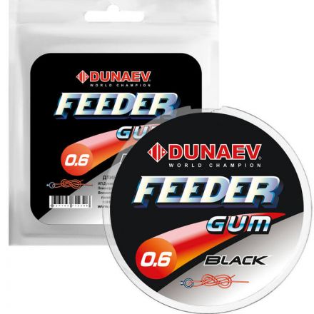 Dunaev Feeder Gum Black 0.6mm