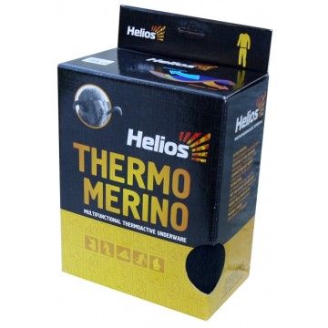 Термобелье (комплект) Thermo-Merino,  (50-52/178-182), XL темно-серый, Helios