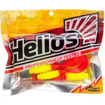 Твистер Credo 2,35&quot;/6,0 см Acid lemon &amp; Red 7шт. (HS-10-029) Helios