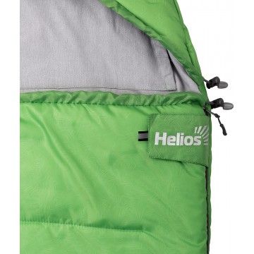Спальный мешок TORO Wide 300L (220Х90, левый, стратекс, салатовый) (T-HS-SB-TW-300L) Helios