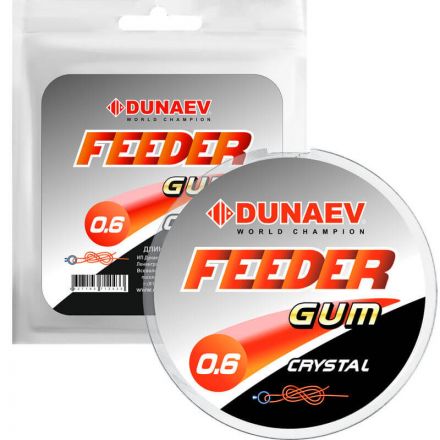 Dunaev Feeder Gum Clear 0.6mm