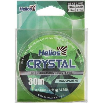 Леска CRYSTAL Nylon Transparent 0,14mm/30 (HS-CT 0,14/30) Helios