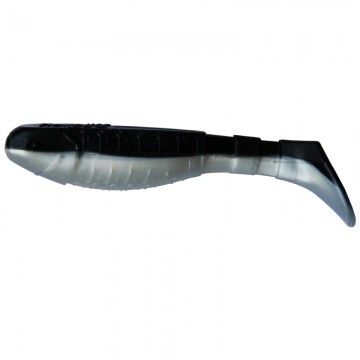 Виброхвост Helios Chubby 3,55&quot;/9 см Black &amp; Pearl 5шт. (HS-4-028)