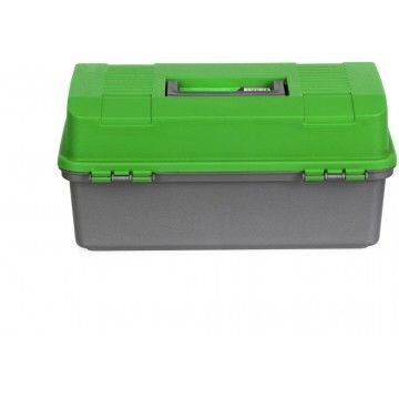 Fishing 2-tray box NISUS green (N-FB-2-G)/ Ящик рыболова двухполочный зеленый NISUS