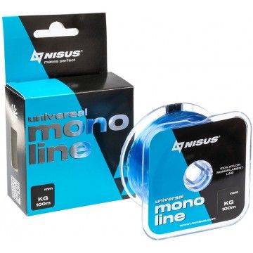 Леска MONOLINE Blue 0,25mm/100m Nylon Nisus (N-MB-025-100)