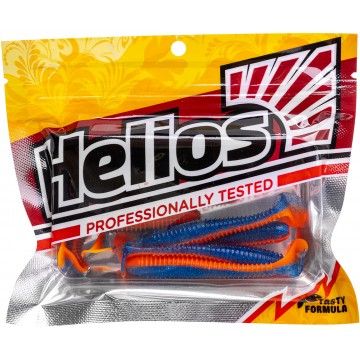 Виброхвост Catcher 3,55&quot;/9 см Star Blue &amp; Orange 5шт. (HS-2-044) Helios