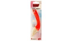 Крючок оснащенный кембриком HIGASHI Gummi Makk #10/0  (set-3pcs) #01 Red
