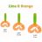 Твистер Helios Credo Double Tail 3,54&quot;/9 см Lime &amp; Orange 5шт. (HS-28-020)