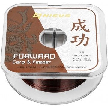 Леска FORWARD Carp &amp; Feeder brown 0,286mm/100m Nylon (N-FСF-0286-100) Nisus