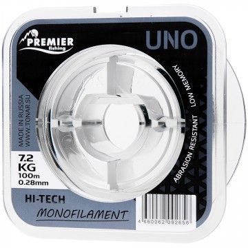 Леска UNO 0,28mm/100m Clear Nylon (PR-U-C-028-100) Premier Fishing