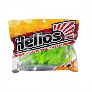 Твистер Helios Credo Double Tail 3,54&quot;/9 см Lime 5шт. (HS-28-008)