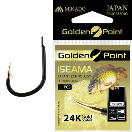 Крючки Mikado GOLDEN POINT - ISEAMA №  1 GB (с лопаткой) ( 10 шт.)