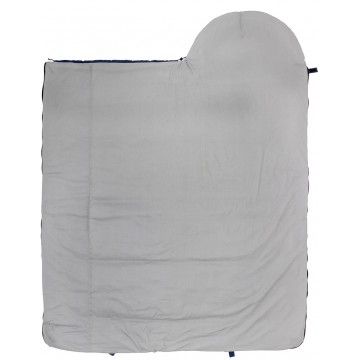 Спальный мешок FUJI Wide 400 (220х90, синтепон, синий) (T-HS-SB-FW-400) Helios