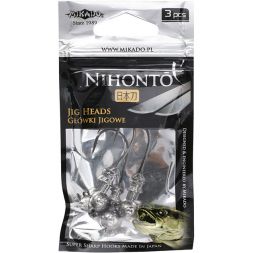 Джиг - головка Mikado NIHONTO BN 10 г., крючок № 5/0  ( 3 шт.)
