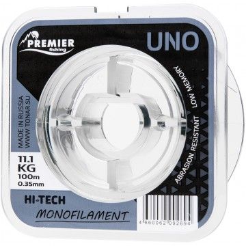 Леска UNO 0,35mm/100m Clear Nylon (PR-U-C-035-100) Premier Fishing