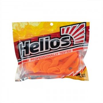 Твистер Helios Credo Double Tail 3,54&quot;/9 см Orange 5шт. (HS-28-024)