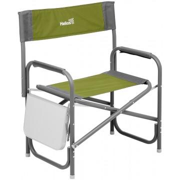 Кресло директорское с отк.стол. MAXI серый/зеленый (Т-HS-DC-95200T-M-GG) Helios (пр-во ГК Тонар)