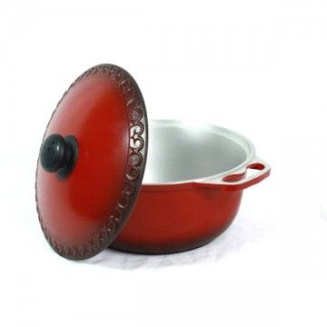 Кастрюля с крышкой Азиатка 6л Силумин (ЭКА06)