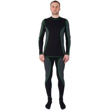 Термобелье (комплект) Сomfort Line, (48-50/170-176), L черно-серый, Premier fishing